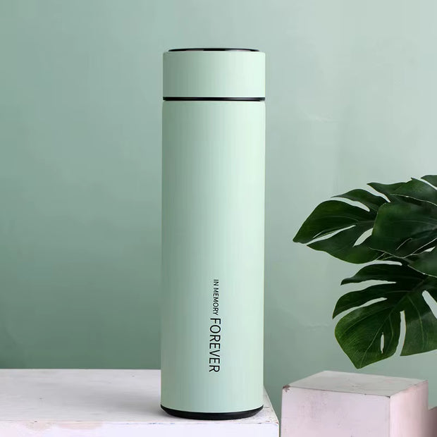 Smart Thermal Bottle Display Temperature Thermal Mug Stainless Steel Food Thermos for Tea Water Bottle with Heating Cup