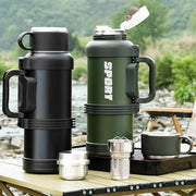 316 Stainless Steel Big Capacity Thermos Bottle 3L Outdoor Travel Coffee Mugs Thermal Vaccum Water Bottle Thermal Mug