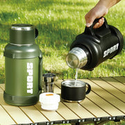 316 Stainless Steel Big Capacity Thermos Bottle 3L Outdoor Travel Coffee Mugs Thermal Vaccum Water Bottle Thermal Mug